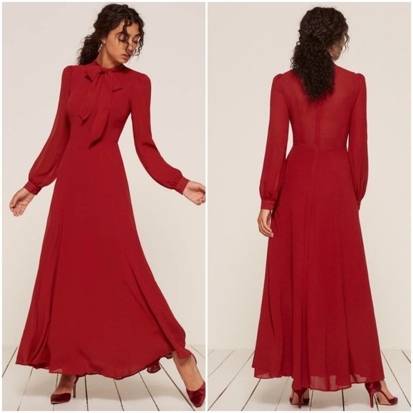 Reformation Dresses & Skirts - Reformation Nanette maxi dress red